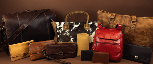 Leather Clutches and Bags