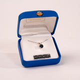 1.3 Carat Montana Sapphire Solitaire Pendant by Mac's Gems
