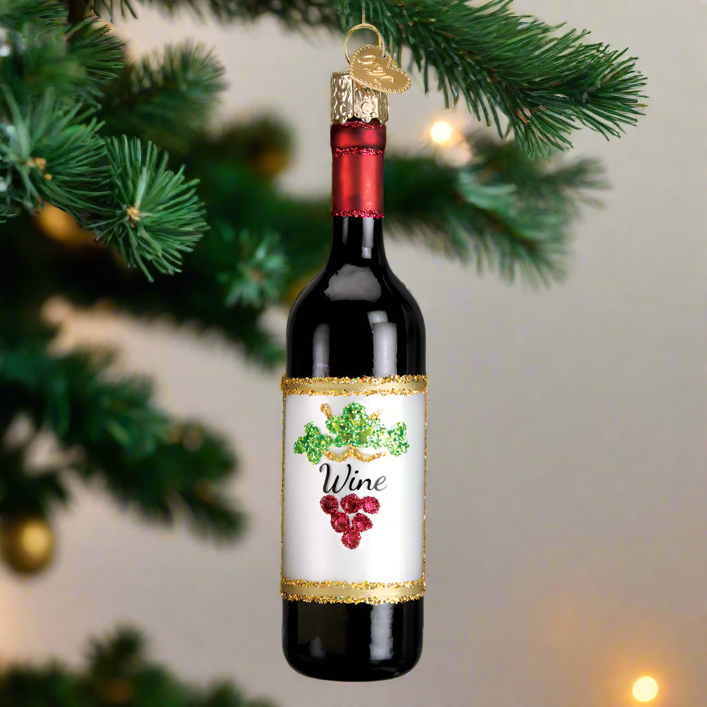 Wine Bottle Ornament