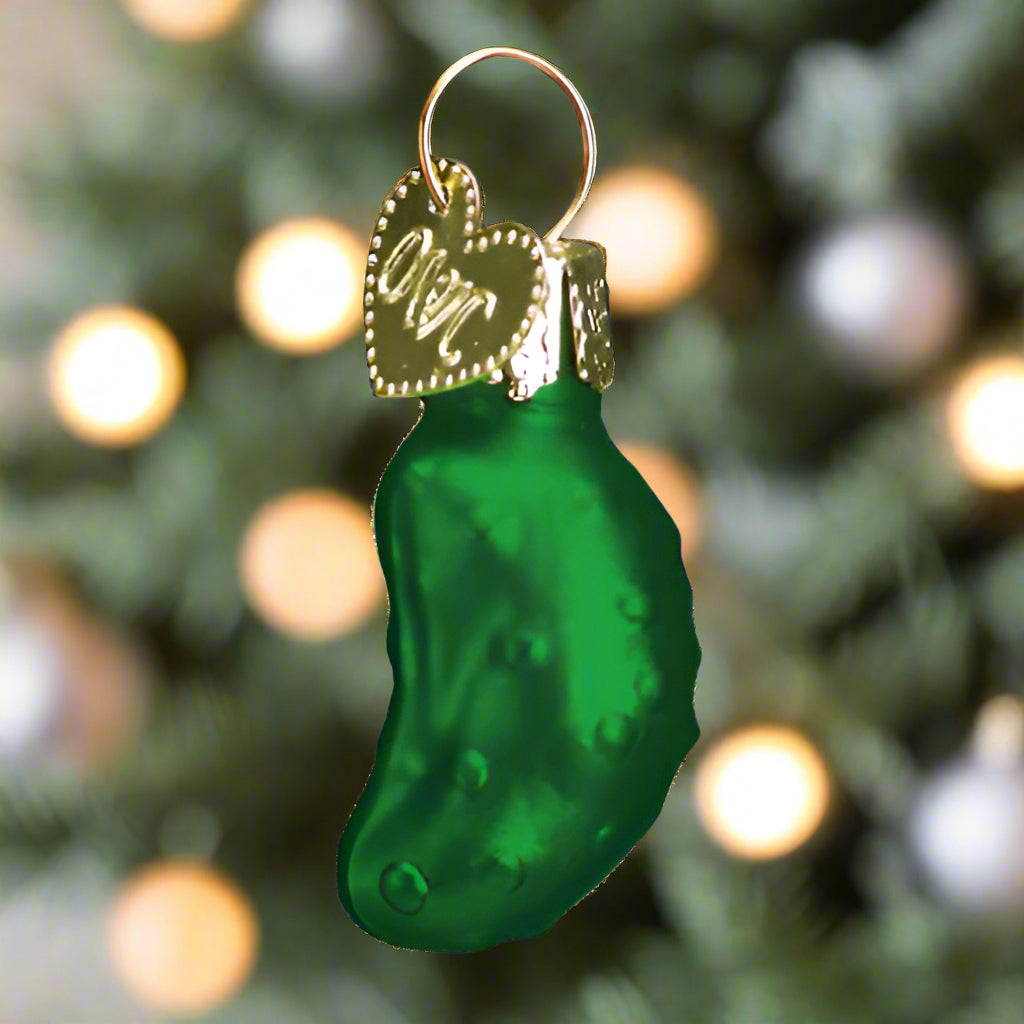 Miniature Gherkin Glass Ornament