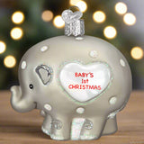 Baby's First Elephant Ornament