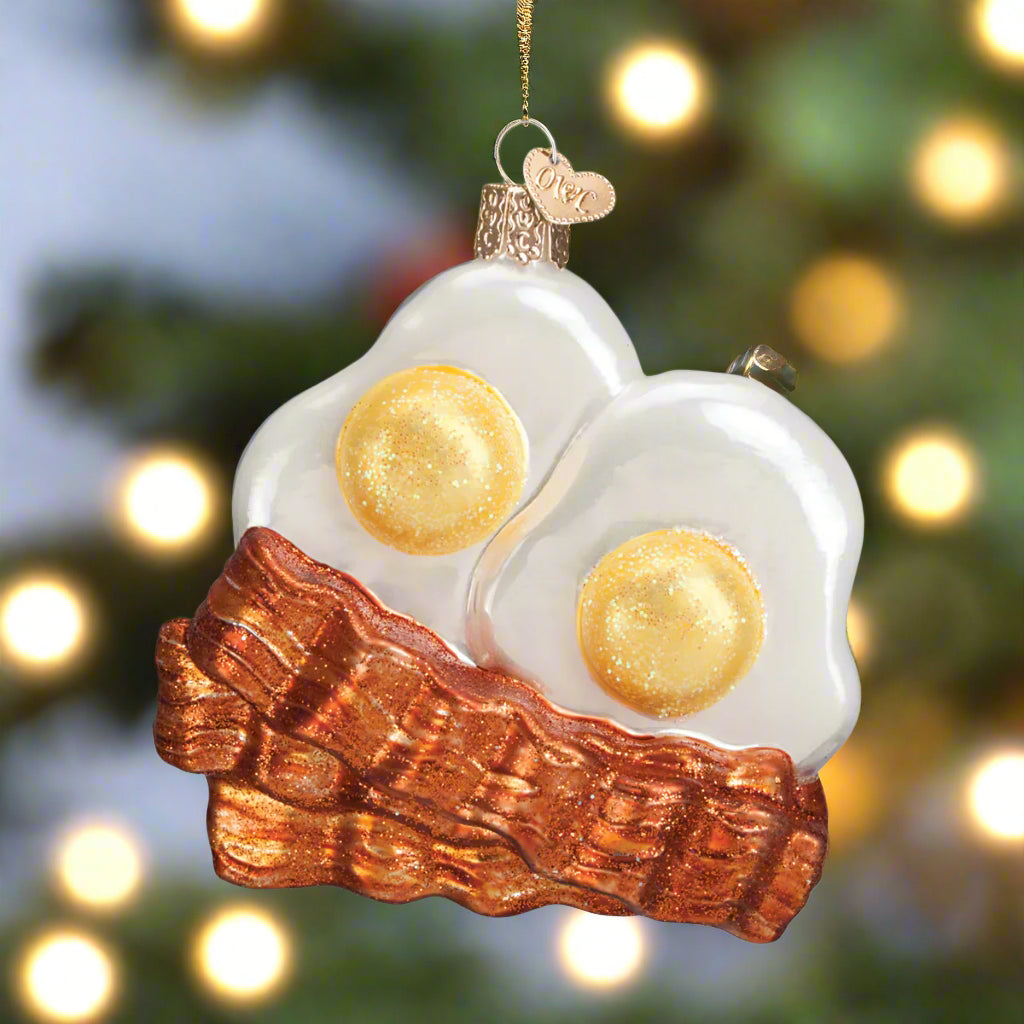 Bacon and Eggs Ornament by Old World Christmas