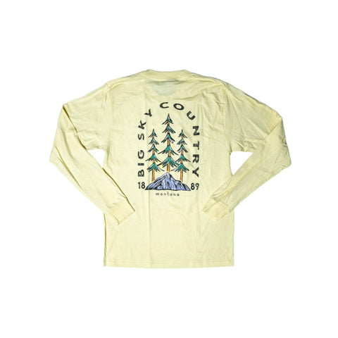 Banana Triad Tree Mountain Long Sleeve Montana Shirt by Prairie Mountain (5 sizes)