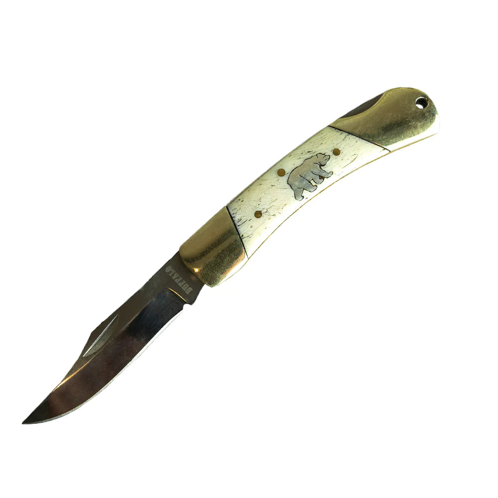 Single Blade Lock Back Knife by Buffalo Knives (8 Styles)