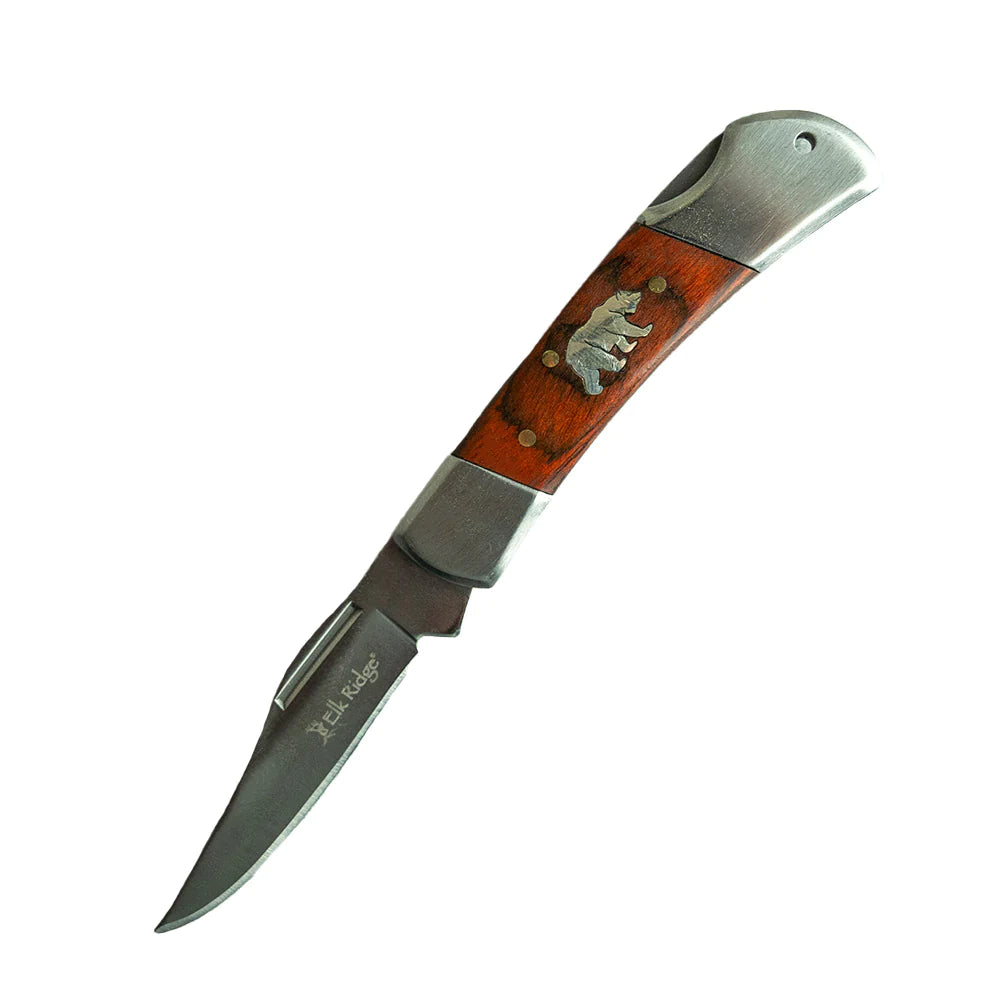 Single Blade Lock Back Knife by Buffalo Knives (8 Styles)