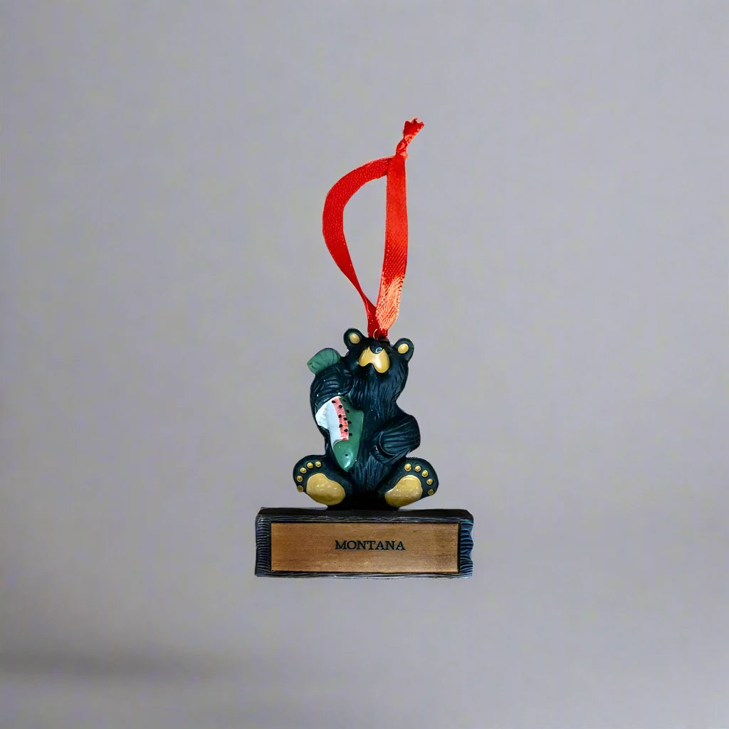 Bearfoots Magnetic Montana Ornament by Jeff Fleming (21 Styles)