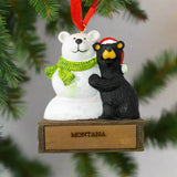 Bearfoots Magnetic Montana Ornament by Jeff Fleming (21 Styles)