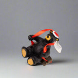 Bearfoots Santa Bear Swing Ornament