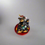 Bearfoots Saucer Sled Ornament