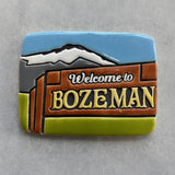 Bozeman Montana Sign Magnet by Melware Ceramics