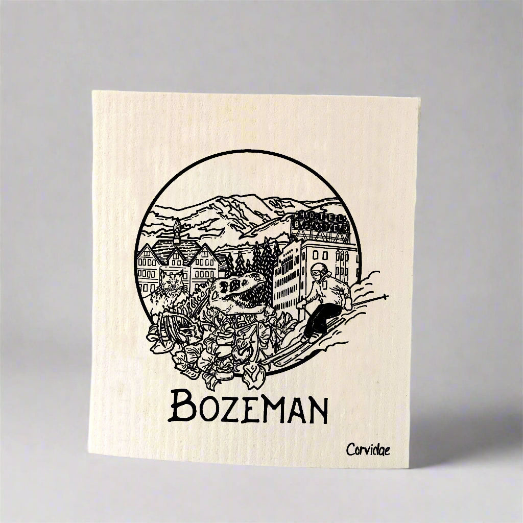 Bozeman Montana Swedish Dish Cloth