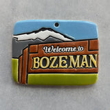 Yellowstone Old Faithful Bison Ornament by Melware Ceramics