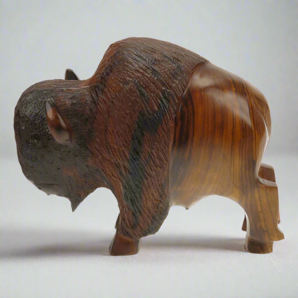 Buffalo Ironwood Carving by Earthview Inc. (3 sizes)