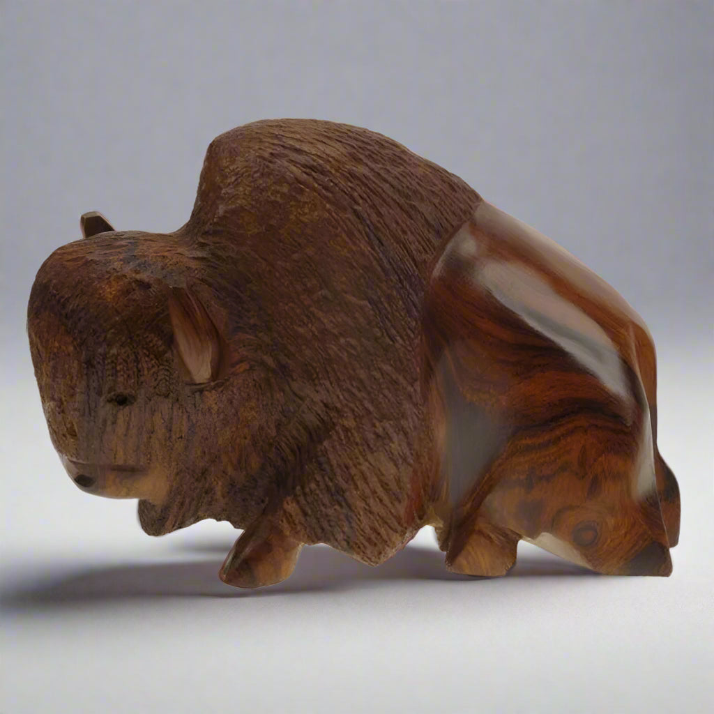 Buffalo Resting Figurine by Earthview Inc. (2 Sizes)