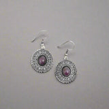 CharoiteSilverPlatedTanviEarringsbyAnjuArtJewelry