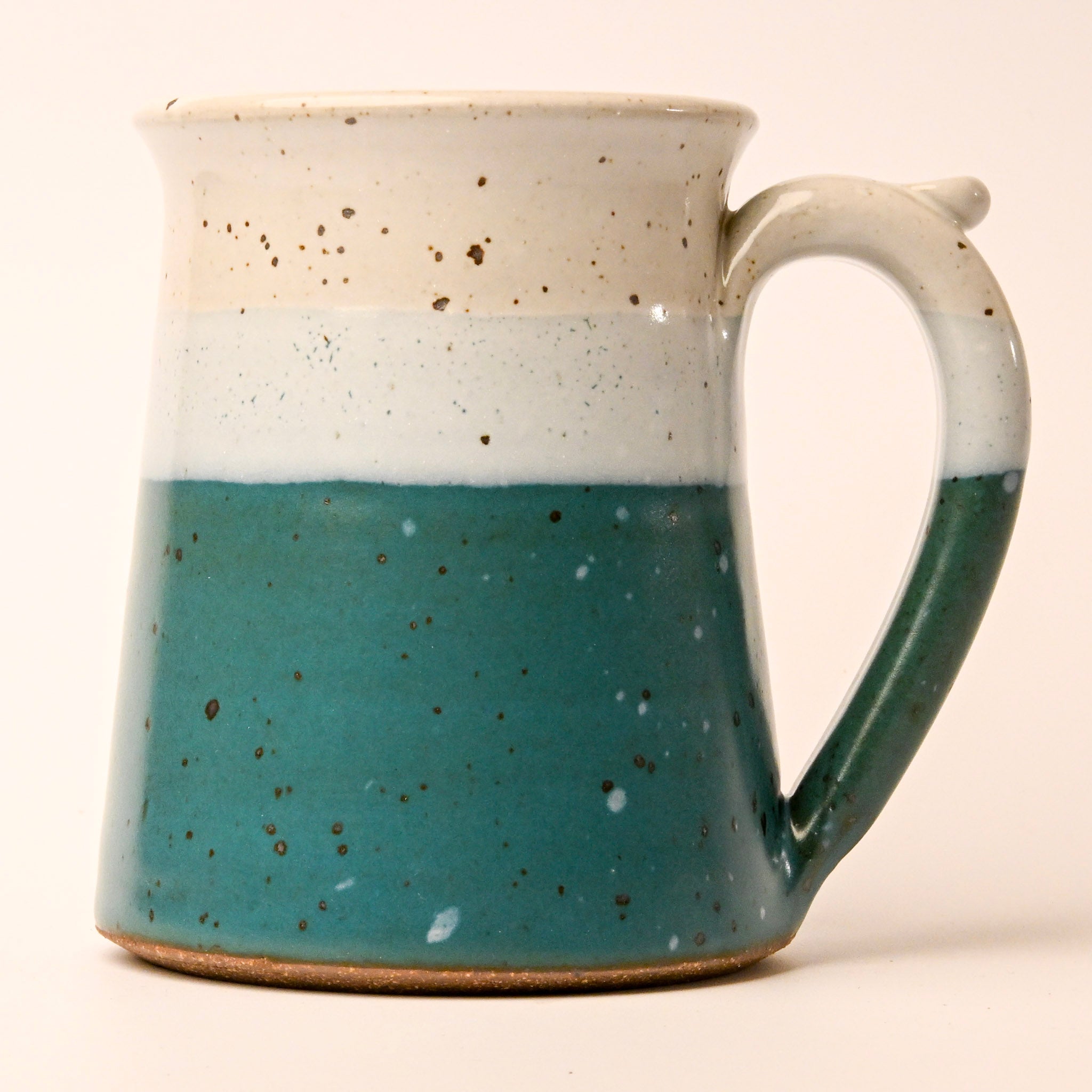 Classic Turquoise and White Mug