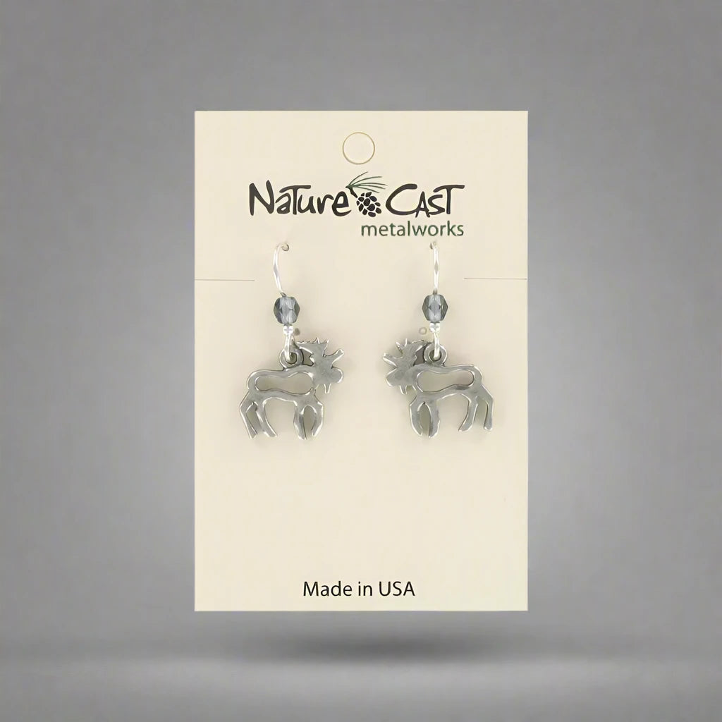 Wildlife Dangle Earrings by Nature Cast Metalworks (29 Styles)