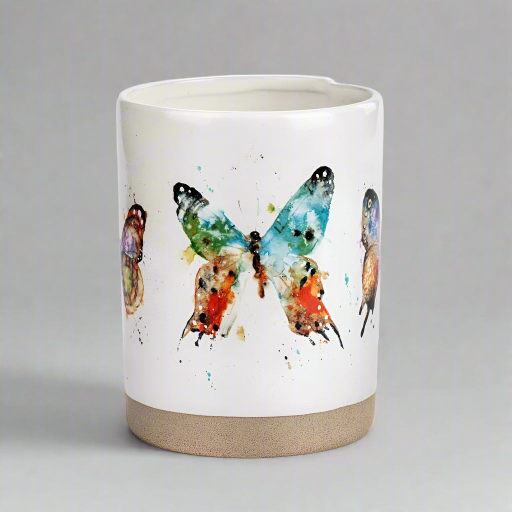 Dean Crouser Butterfly Collection Butterfly Friends Vase by Demdaco