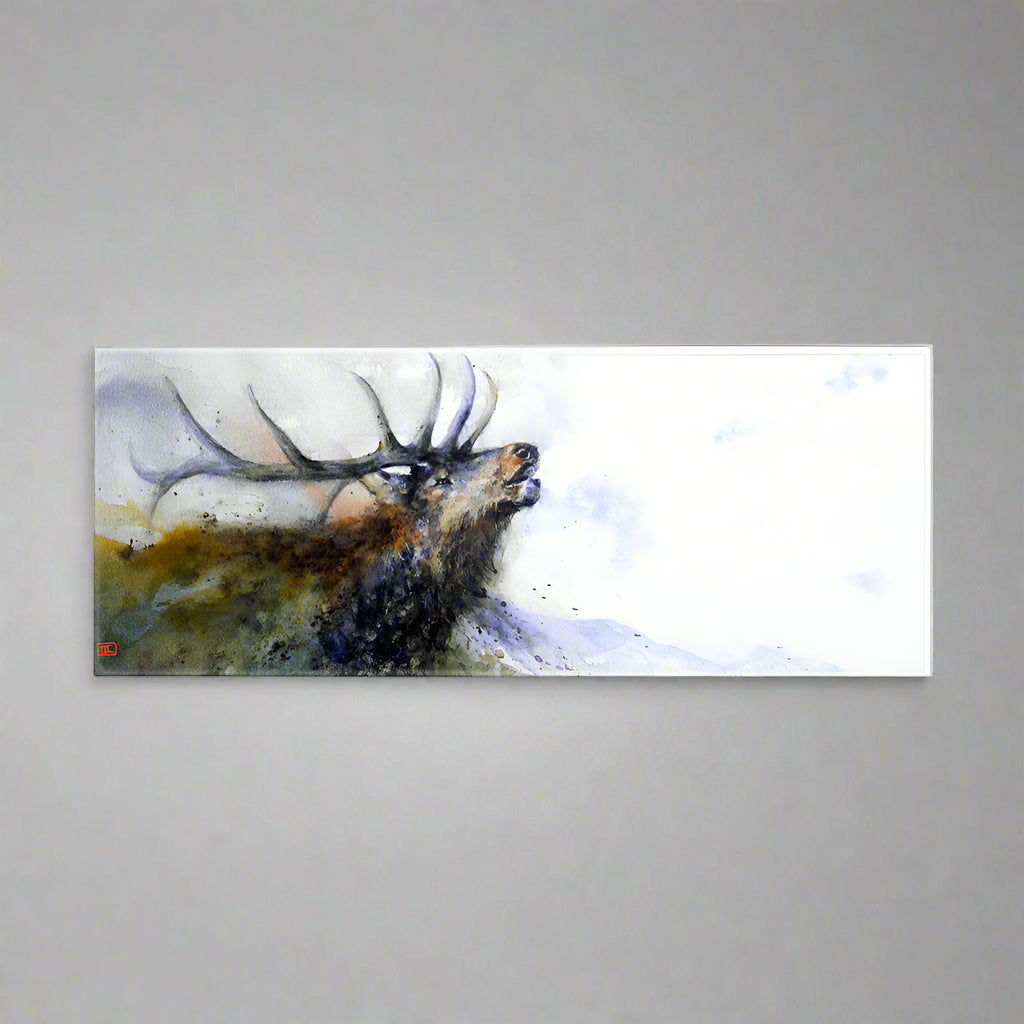 Feel the call of the wild with this Dean Crouser Valley Call Metal Box Wall Art by Meissenburg Designs.