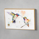Dean Crouser The Lovebirds Hummingbirds Wall Art by Demdaco