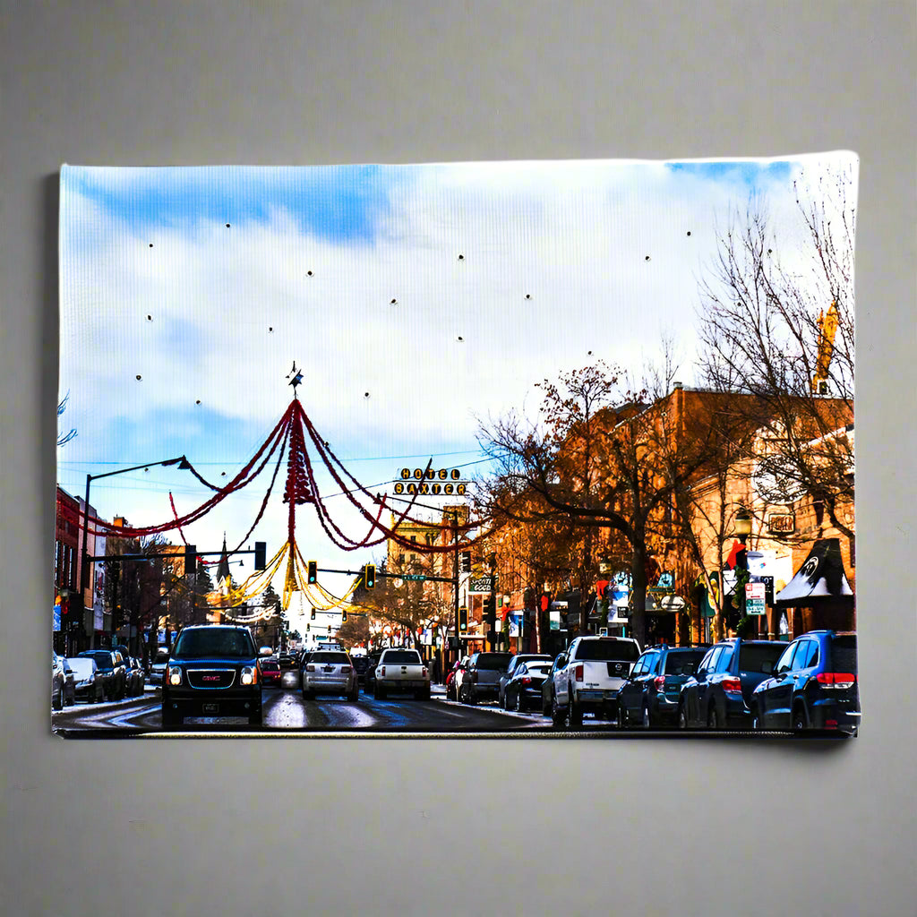 Downtown Bozeman Table Top Lit Art