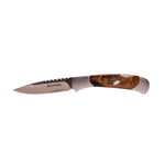Elk Head Browning Folding Lock Back Knife