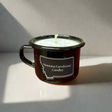 Mountain Meadow Enamelware Mug Candle