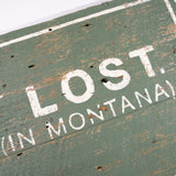 Get Lost Barnwood Sign by Salvage Signs
