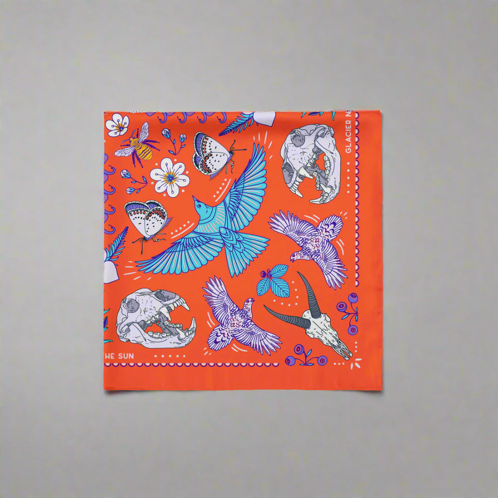Going to the Sun Glacier National Park Montana Bandana by Field Guide Designs
