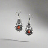 GoldstoneSilverPlatedTanviEarringsbuAnjuArtJewelry