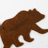 Grizzly Leather Keychain by KT Leatherworks