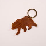 Grizzly Leather Keychain by KT Leatherworks