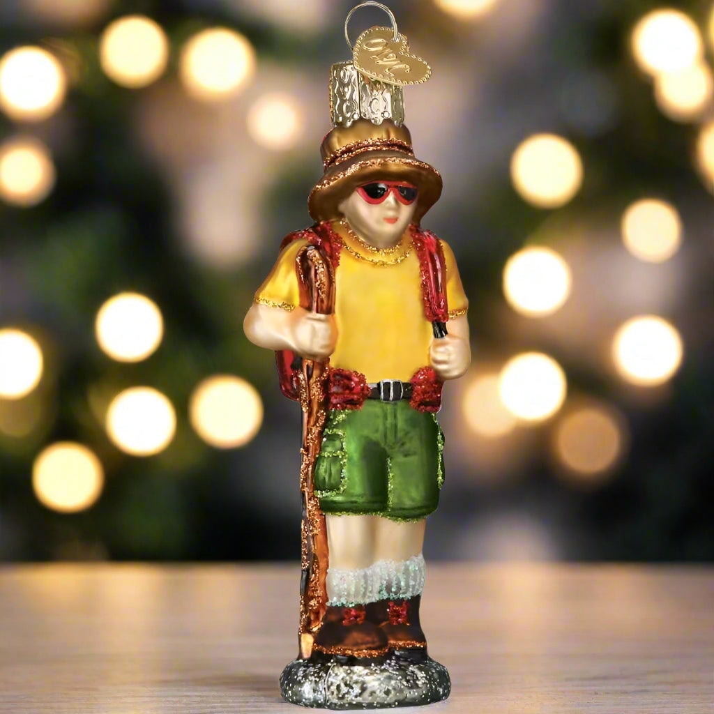 Outdoor Ornament by Old World Christmas (5 Styles) - hiker