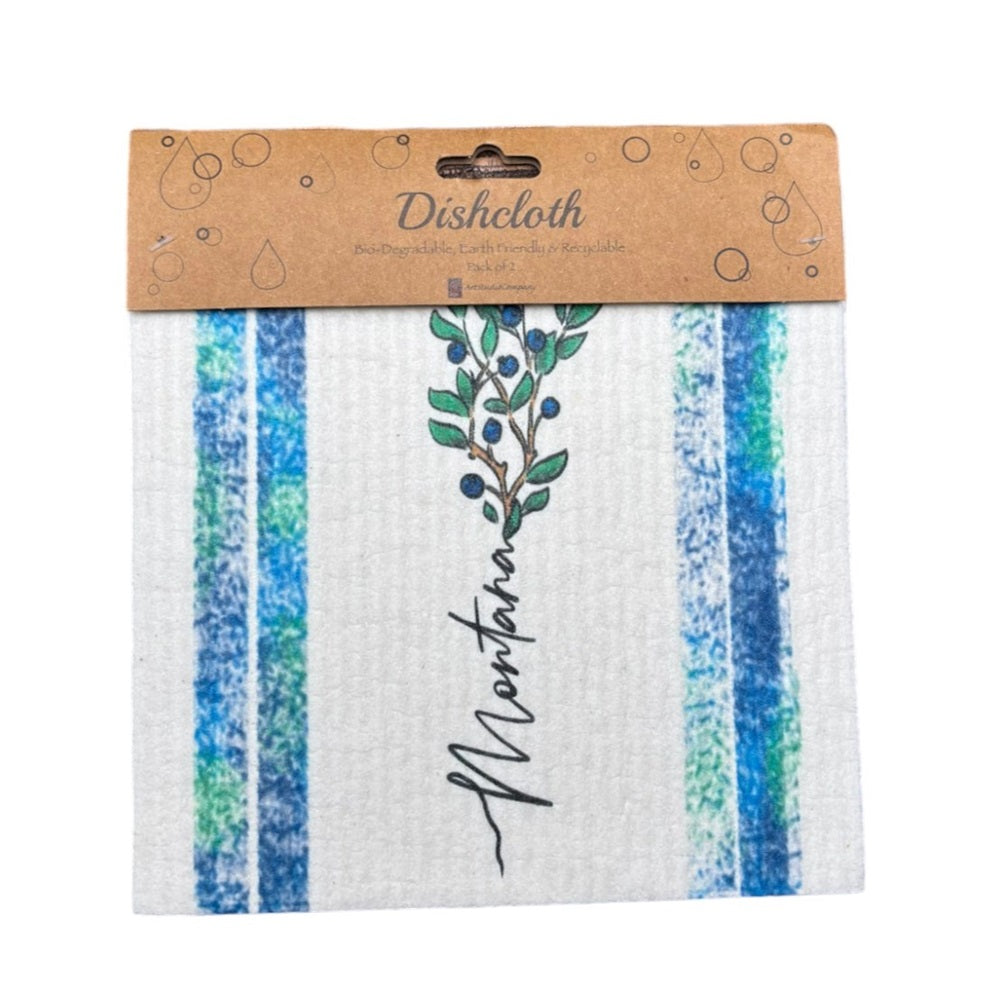 Huckleberry Montana State Dish Cloth by Art Studio Company