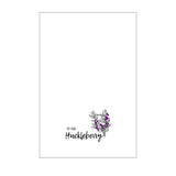 I'm Your Huckleberry Tea Towel by Corvidae Drawings and Designs