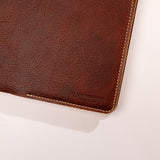 Large Chili Leather Jot Book by KT Leatherworks