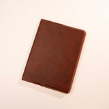 Large Chili Leather Jot Book by KT Leatherworks