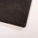 Large Steel Leather Jot Book by KT Leatherworks