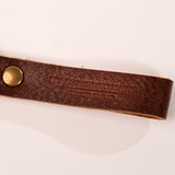 Leather Loop Keychain by KT Leatherworks
