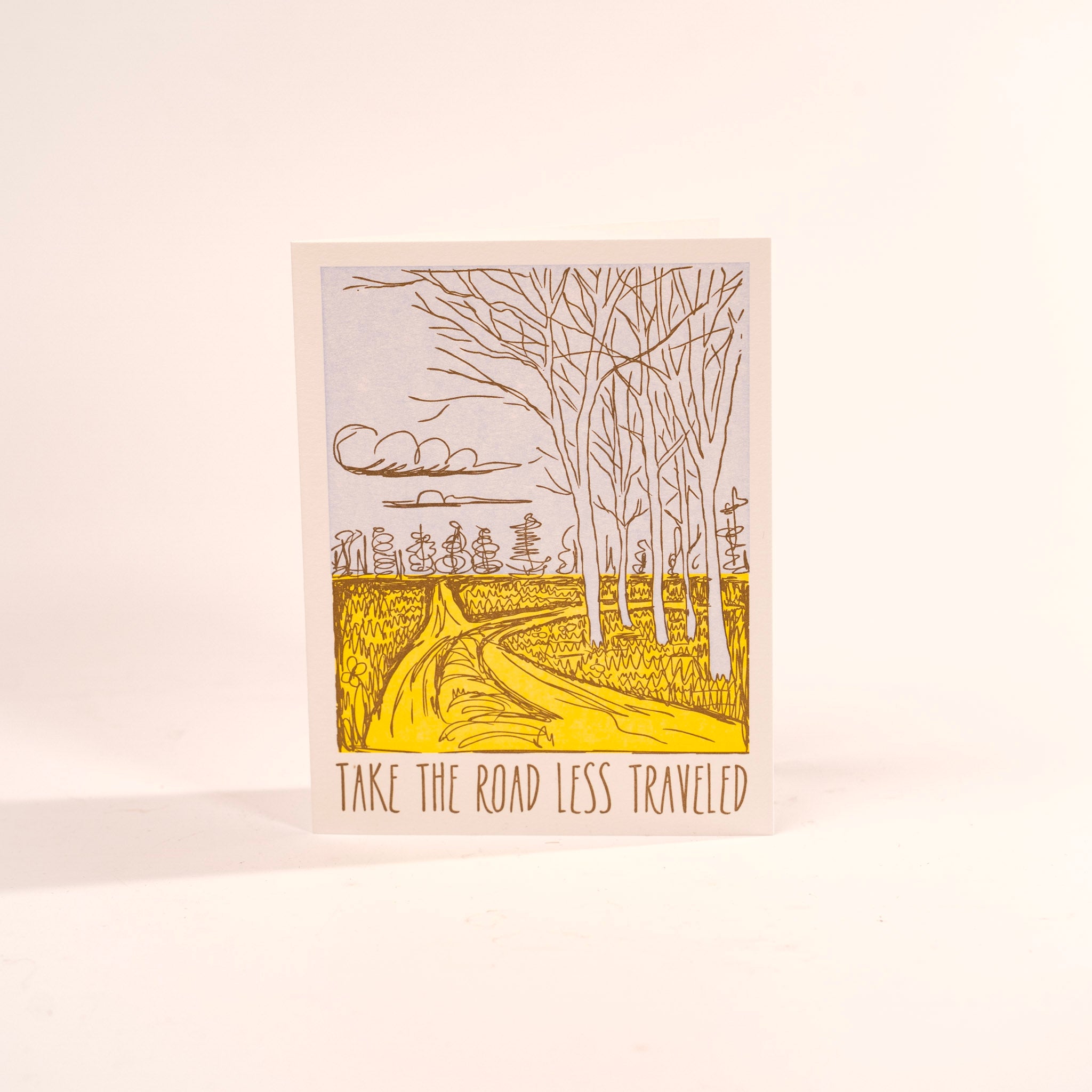 Less Traveled Card by Noteworthy Paper and Press