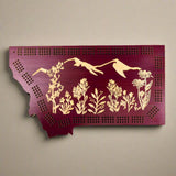 Montana Shape Cribbage Board by Knotty Pine Woodworks (5 Styles)