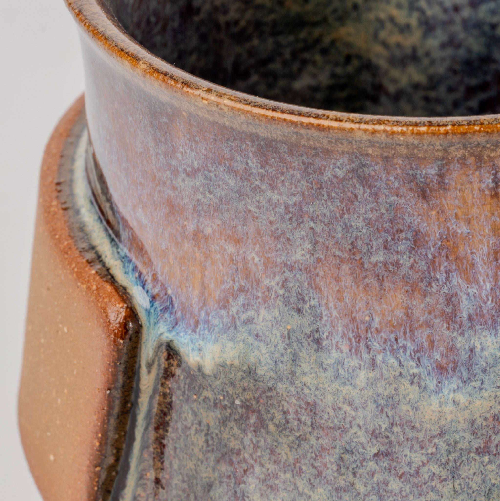 Montana Emblem Mug - dark glaze close up 2