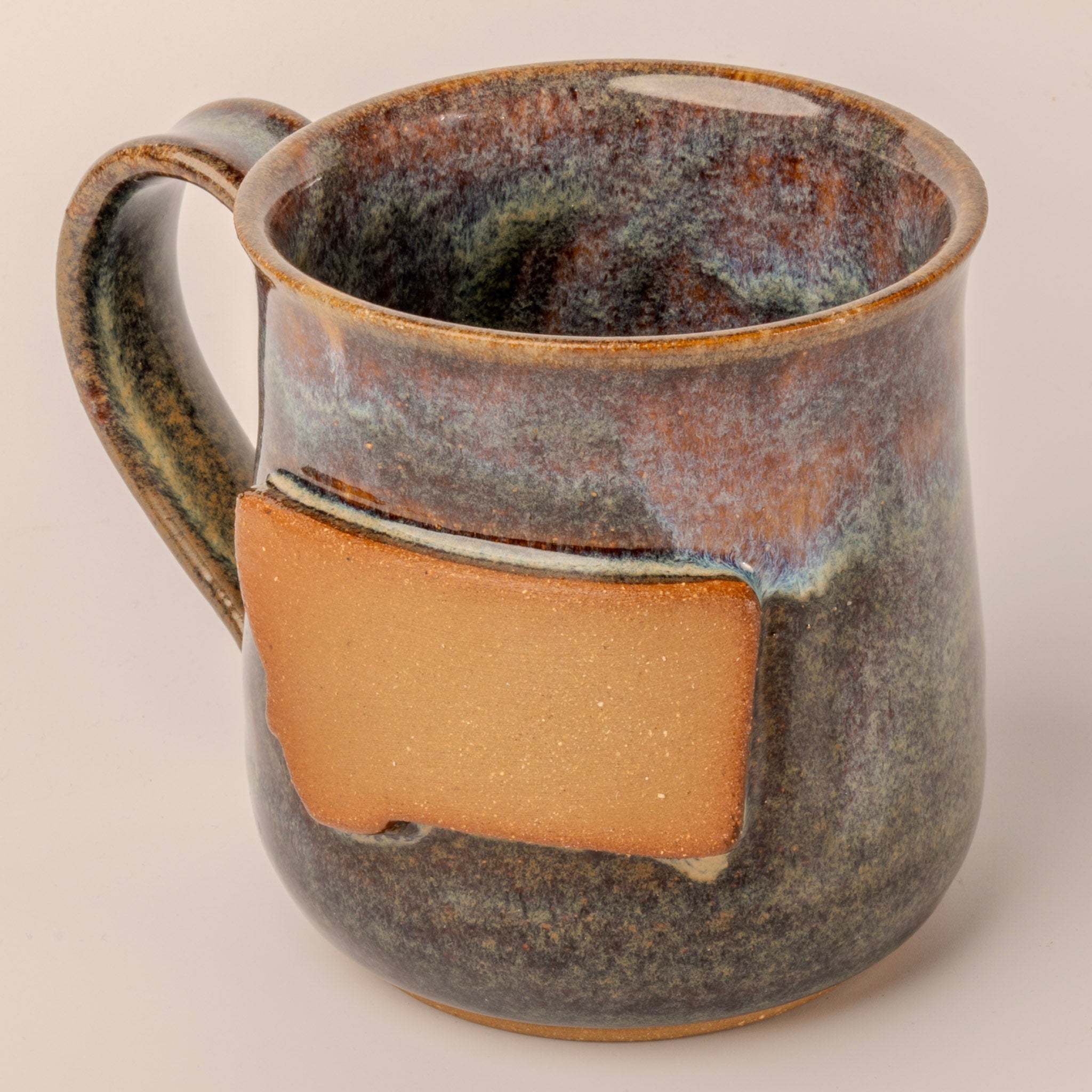 Montana Emblem Mug - dark glaze side 3