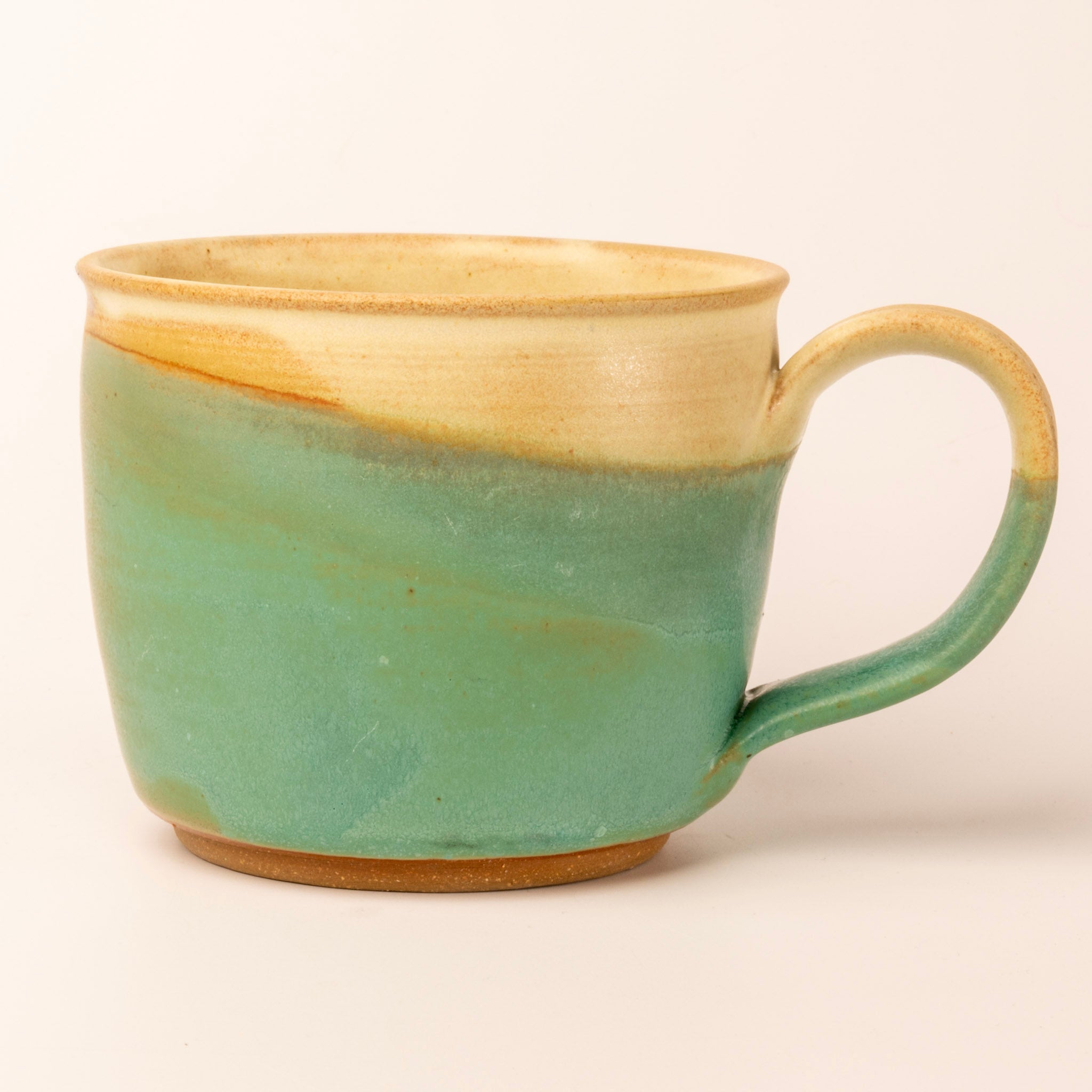 Montana Emblem Mug - teal and white back 2