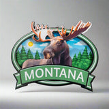 Montana Moose 2 Level Magnet by The Hamilton Group