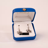Montana Sapphire Mountain Stone Earrings