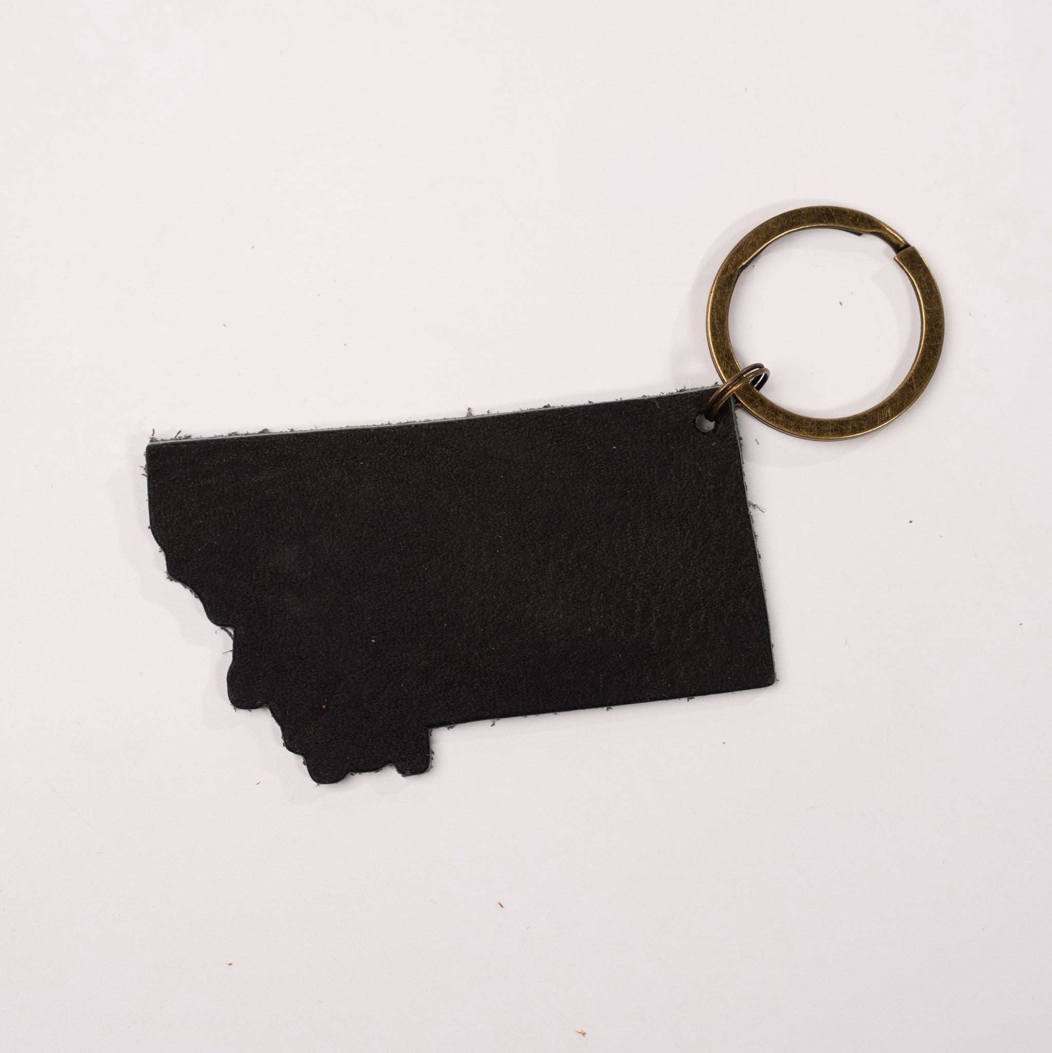 Montana State Leather Keychain by KT Leatherworks