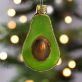 Avocado Glass Ornament