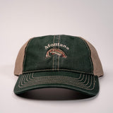 Pine and Tan Trout Montana Cap by Ahead