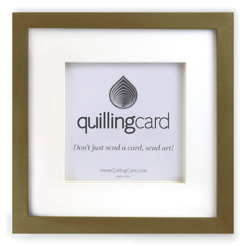 Wooden Shadow Frame by Quilling Card (4 Colors)